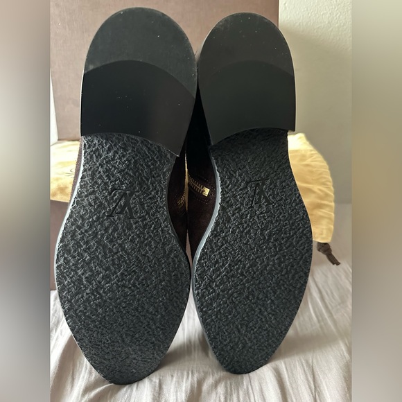 Louis Vuitton Men Boot Brown Suede double zipper 9.5UK 10.5US New Never Worn - Picture 4 of 6